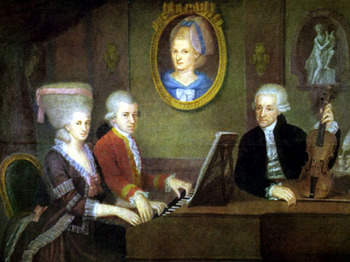 Mozart　family　portrait　